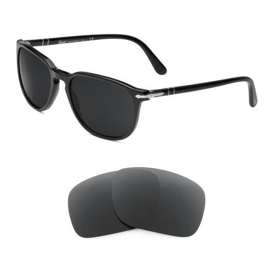 Persol PO3019S 55mm sunglasses with replacement lenses