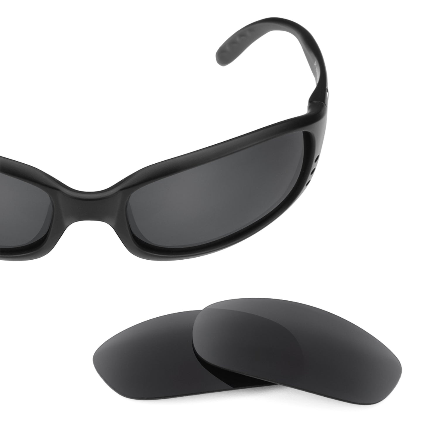 Costa Brine frame with Revant replacement Polarized Stealth Black lenses