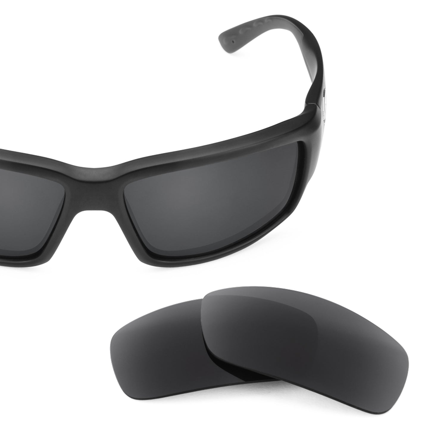 Costa Fantail frame with Revant replacement Polarized Stealth Black lenses