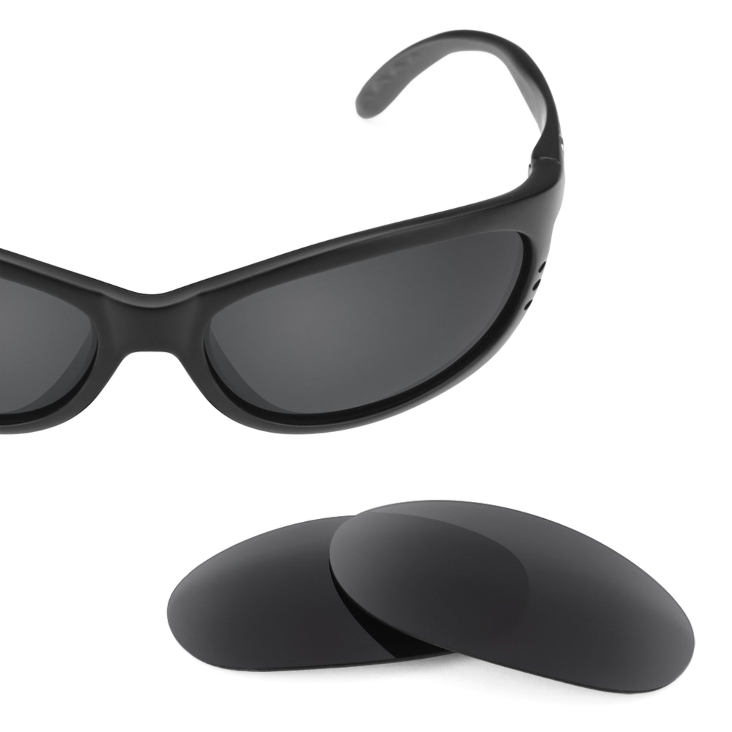 Costa Fathom frame with Revant replacement Polarized Stealth Black lenses