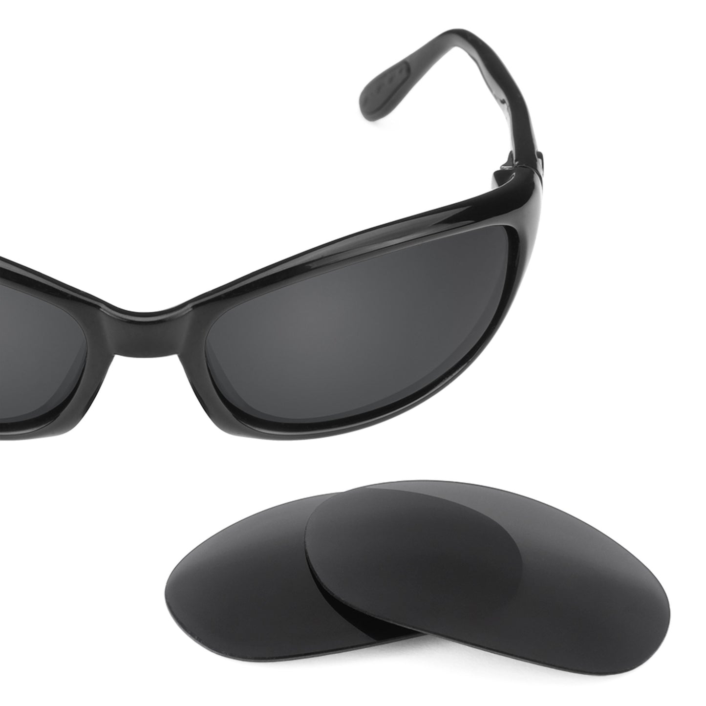 Costa Harpoon frame with Revant replacement Polarized Stealth Black lenses