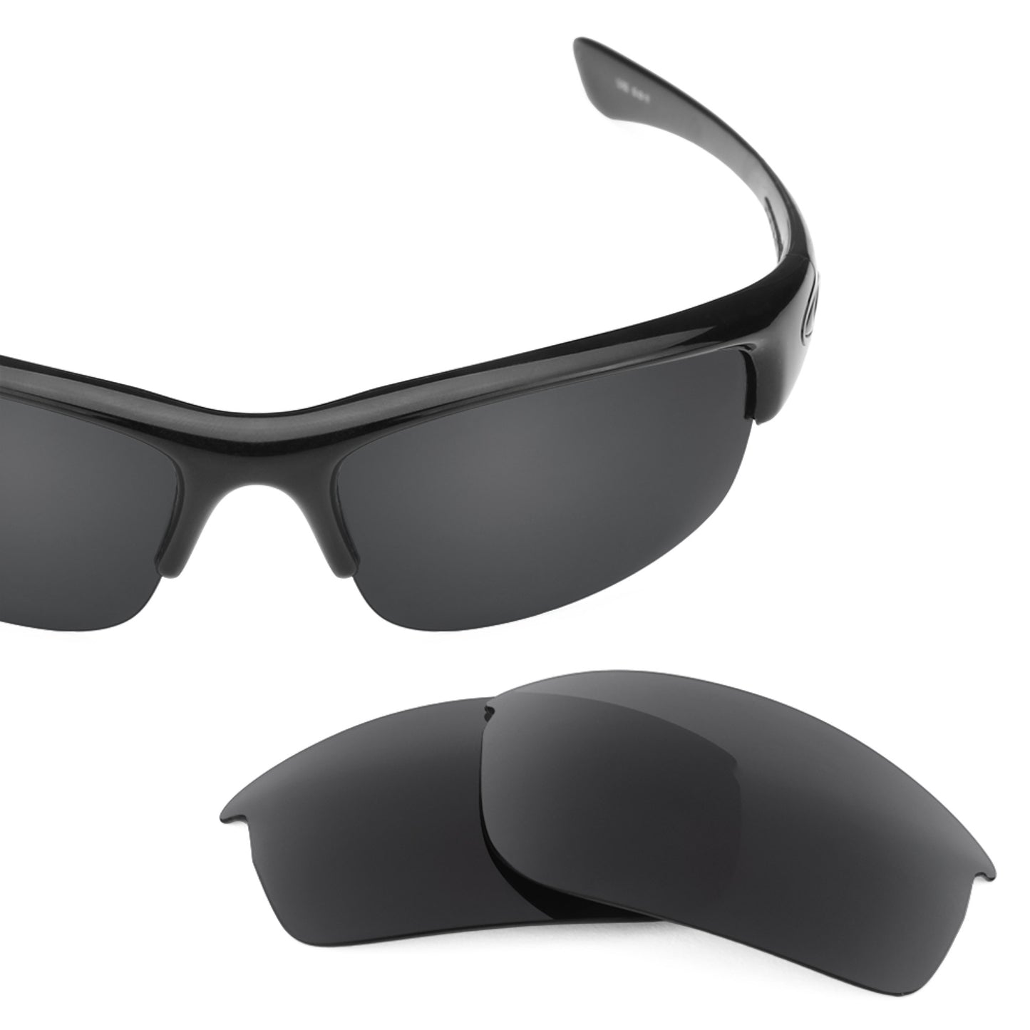 Oakley Bottlecap XL frame with Revant replacement Polarized Stealth Black lenses