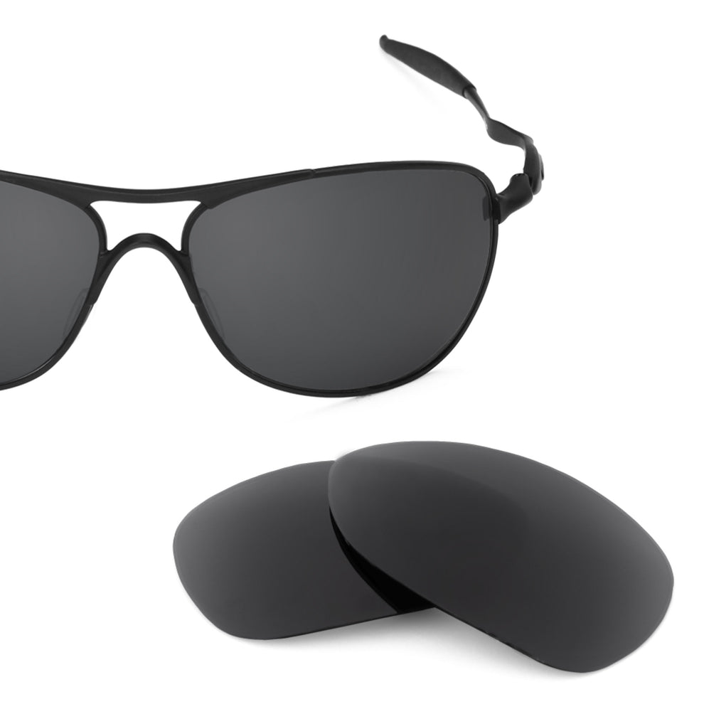 Oakley Crosshair (2012) frame with Revant replacement Polarized Stealth Black lenses