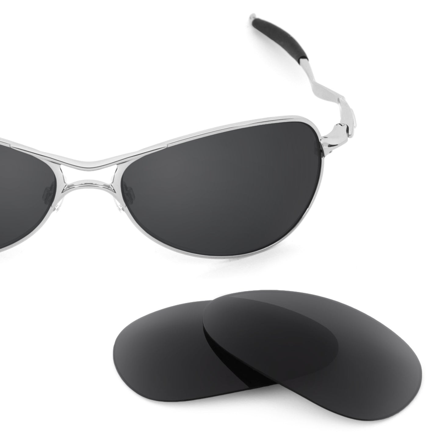 Oakley Crosshair S frame with Revant replacement Polarized Stealth Black lenses