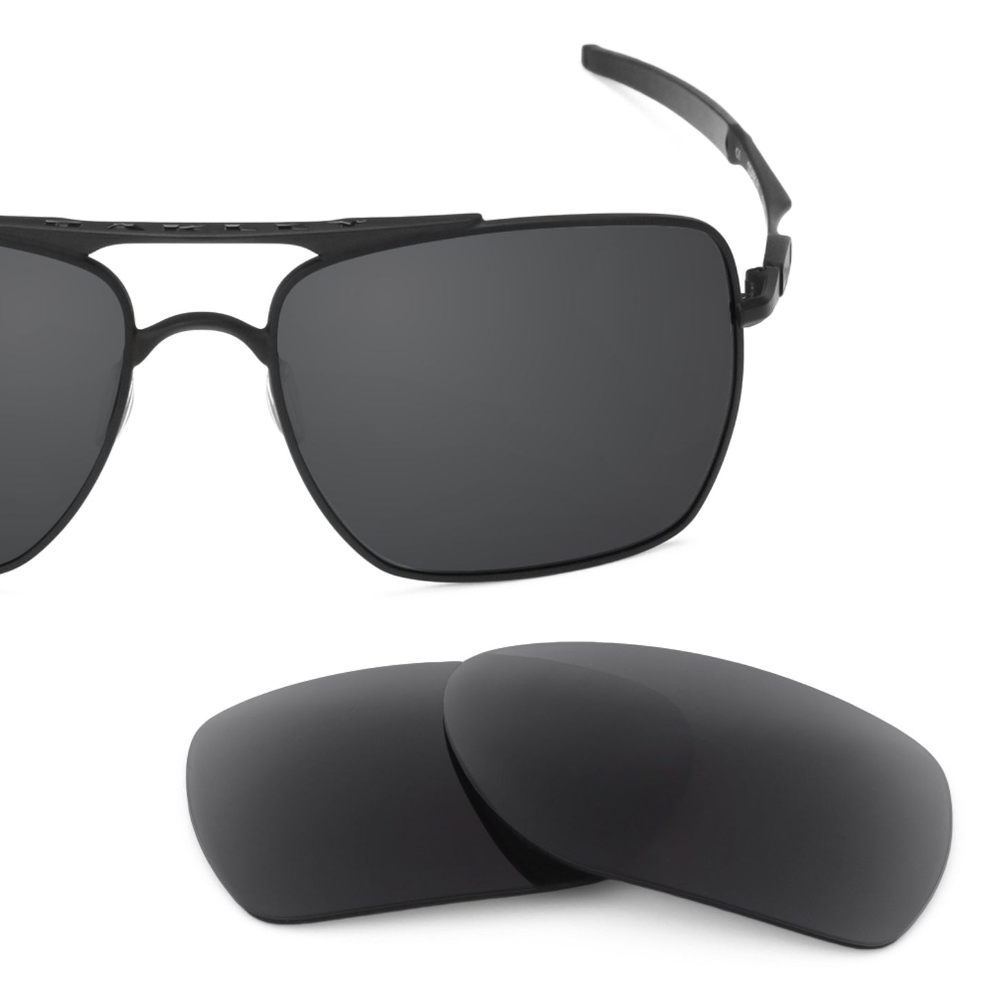 Oakley Deviation frame with Revant replacement Polarized Stealth Black lenses