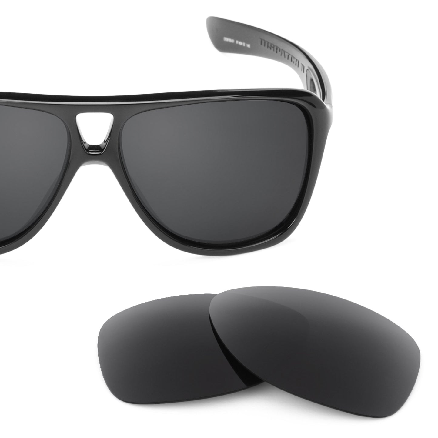 Oakley Dispatch 2 frame with Revant replacement Polarized Stealth Black lenses