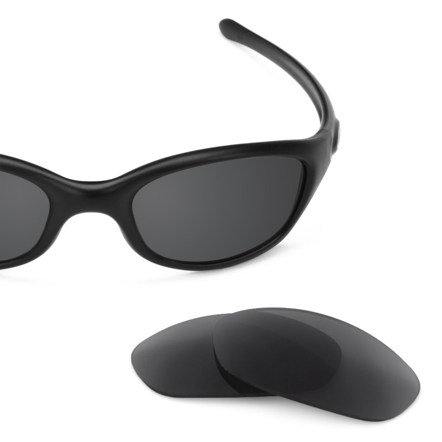 Oakley Fives 2.0 frame with Revant replacement Polarized Stealth Black lenses