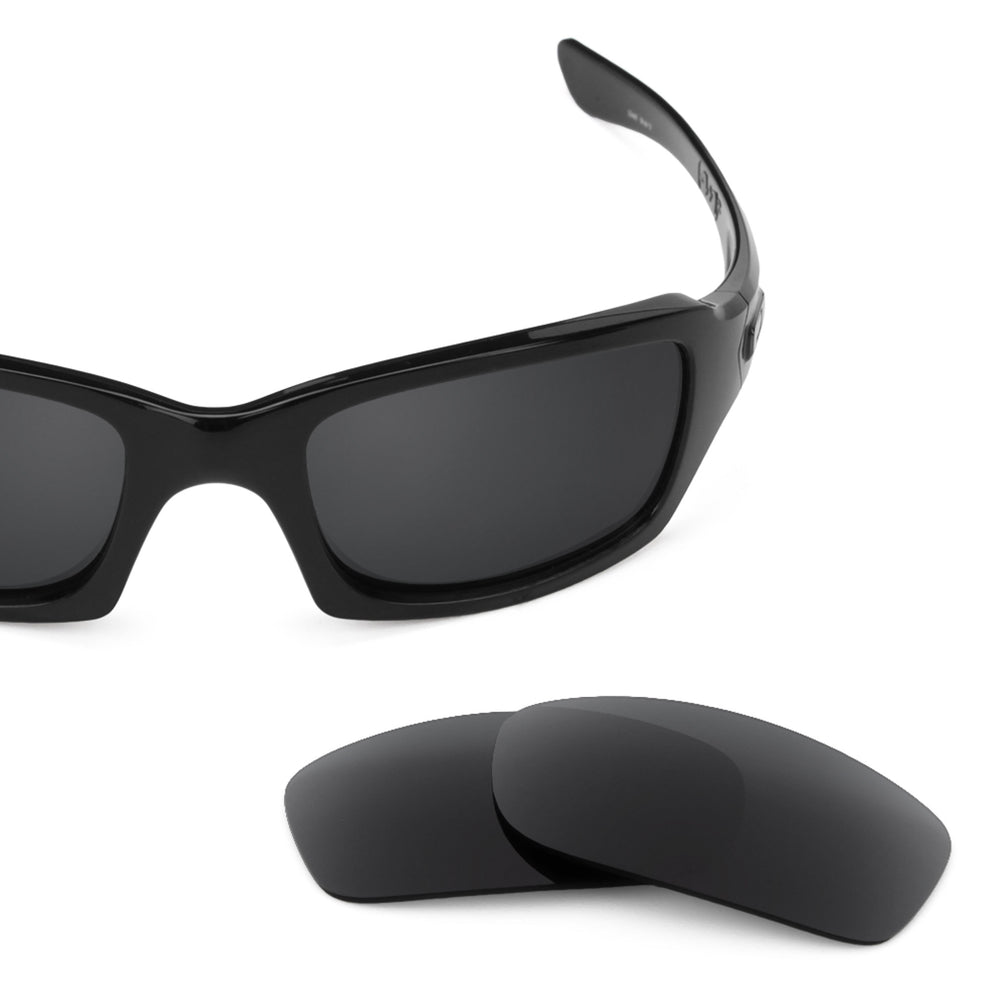 Oakley Fives Squared frame with Revant replacement Polarized Stealth Black lenses