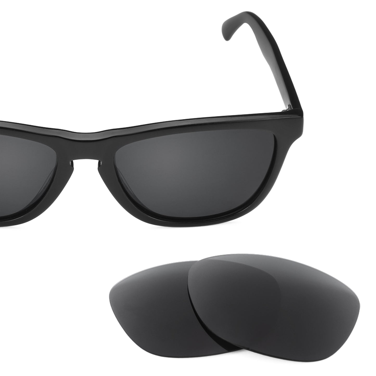 Oakley Frogskins LX frame with Revant replacement Polarized Stealth Black lenses