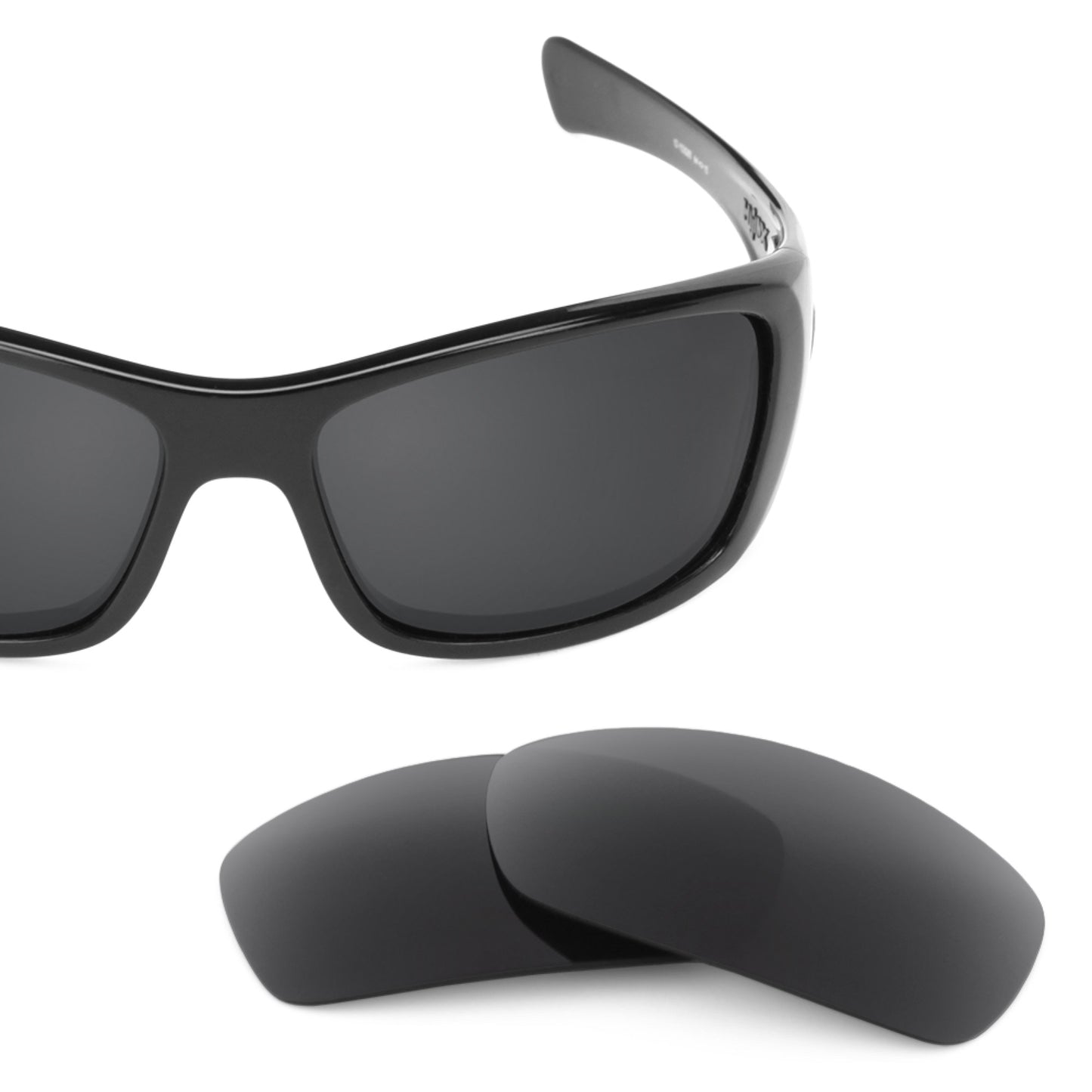 Oakley Hijinx frame with Revant replacement Polarized Stealth Black lenses