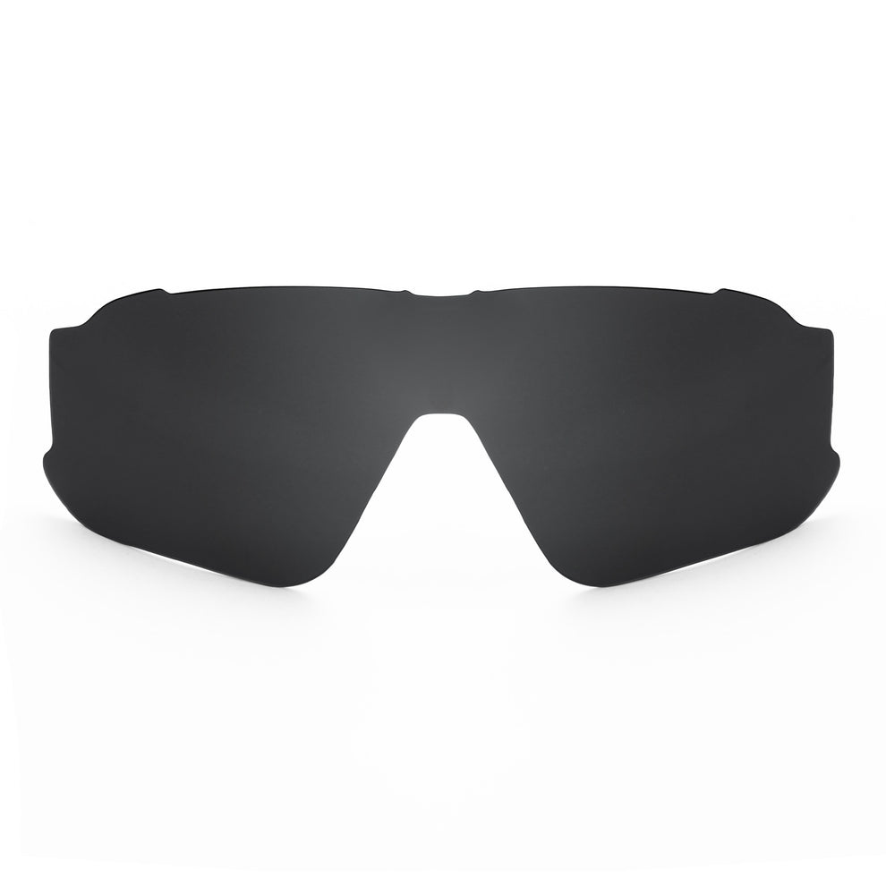 Revant replacement lenses for Oakley Jawbreaker (Low Bridge Fit) Polarized Stealth Blacklenses without frame