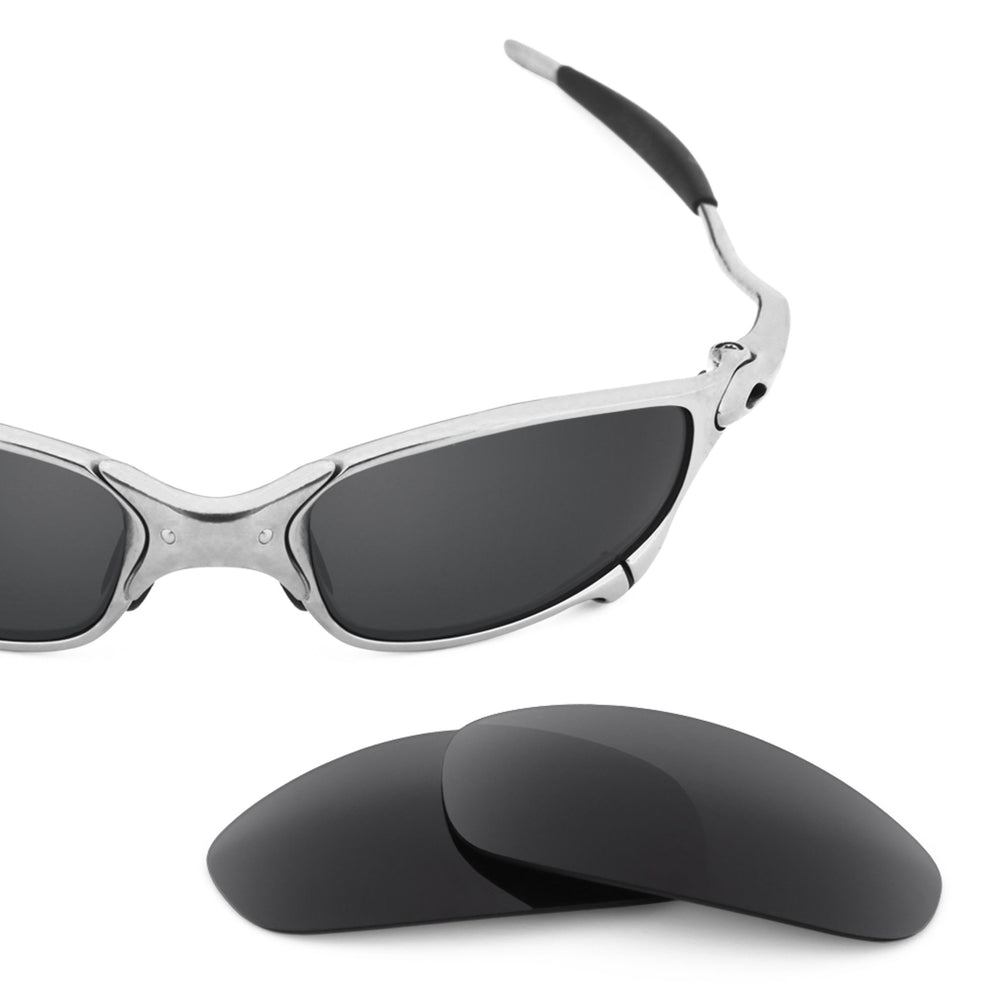 Oakley Juliet frame with Revant replacement Polarized Stealth Black lenses