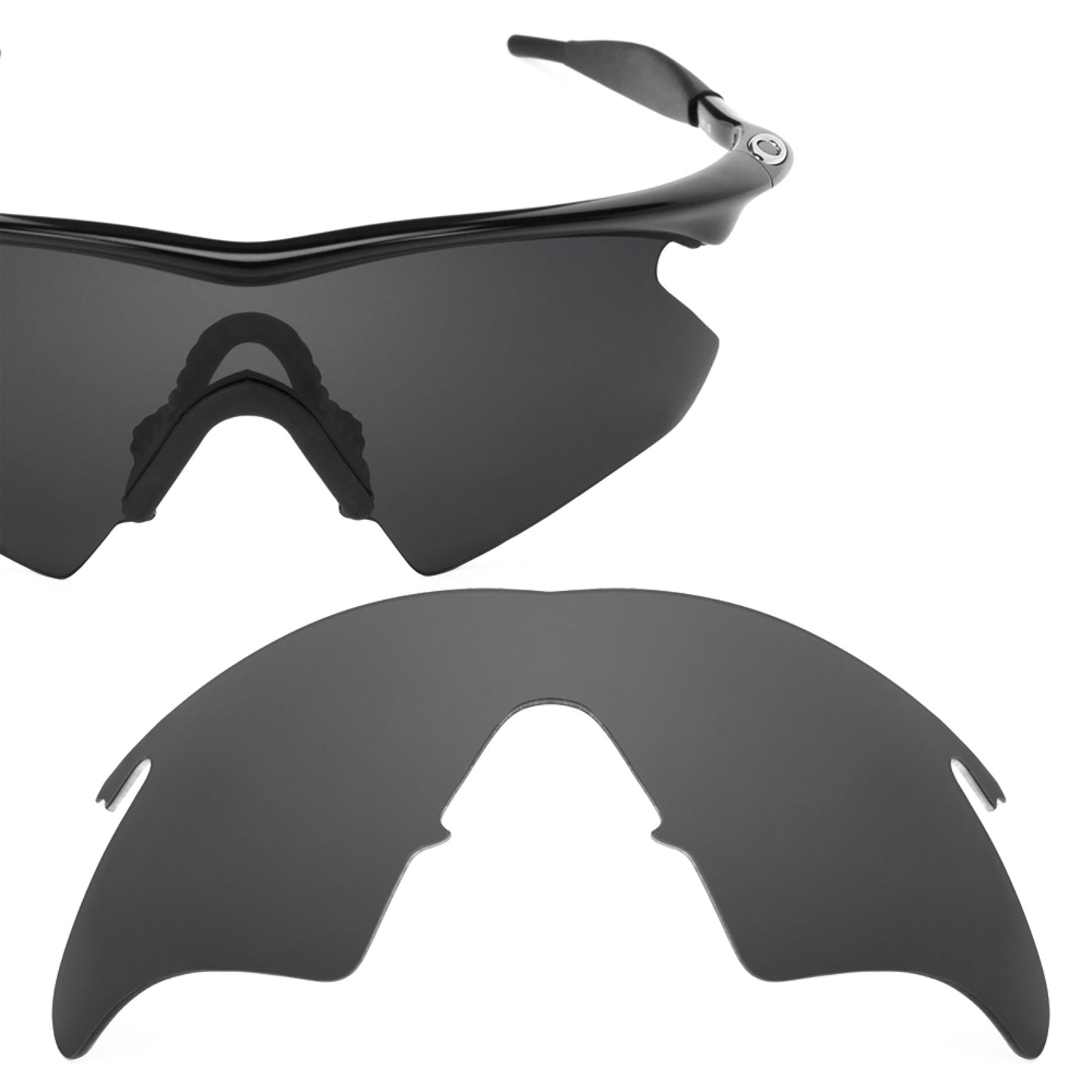 Oakley M Frame Heater frame with Revant replacement Polarized Stealth Black lenses