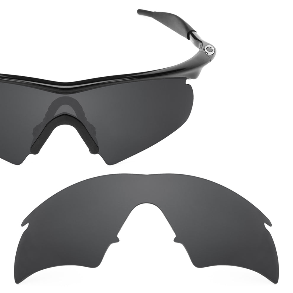 Oakley M Frame Hybrid frame with Revant replacement Polarized Stealth Black lenses