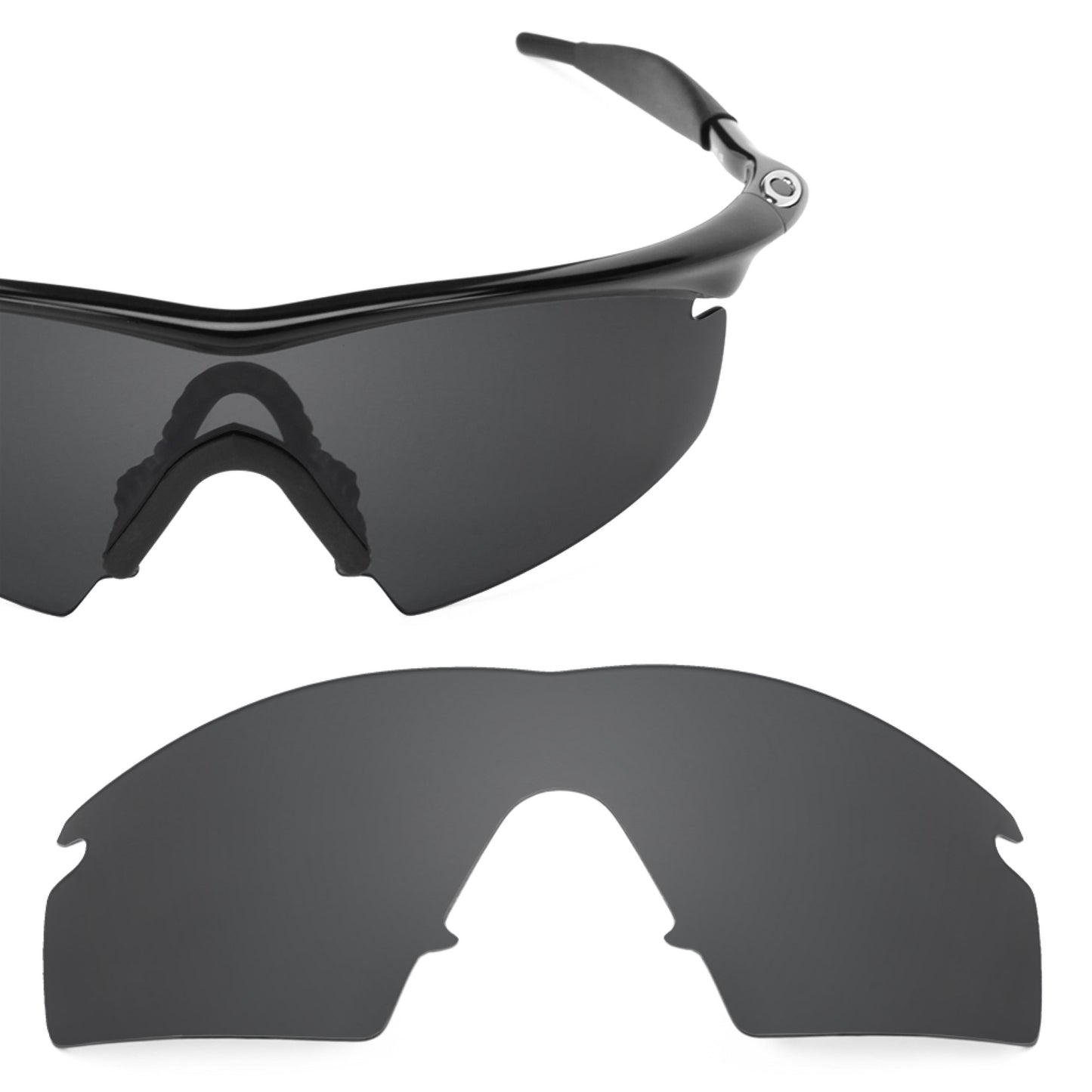 Oakley M Frame Strike frame with Revant replacement Polarized Stealth Black lenses