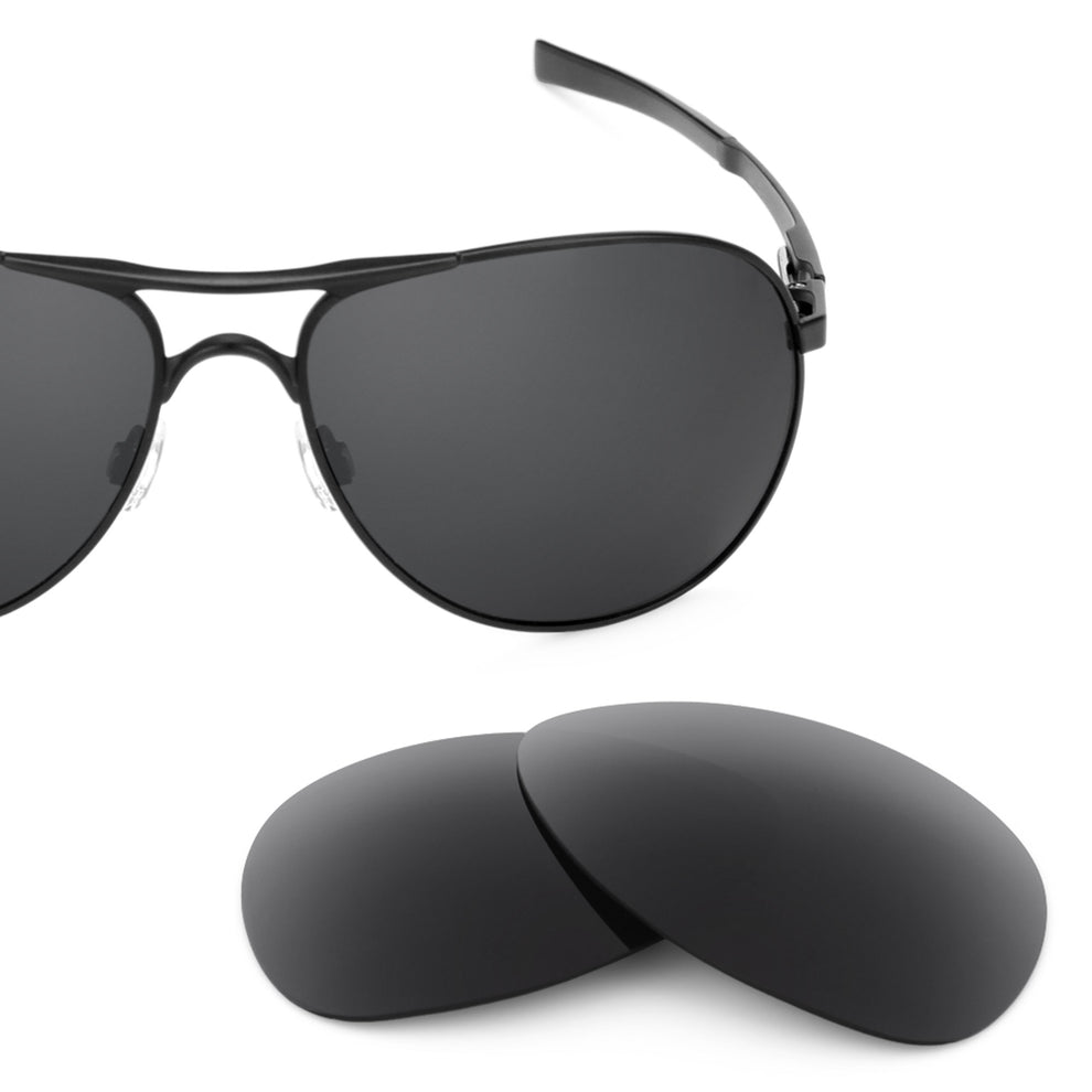 Oakley Plaintiff frame with Revant replacement Polarized Stealth Black lenses