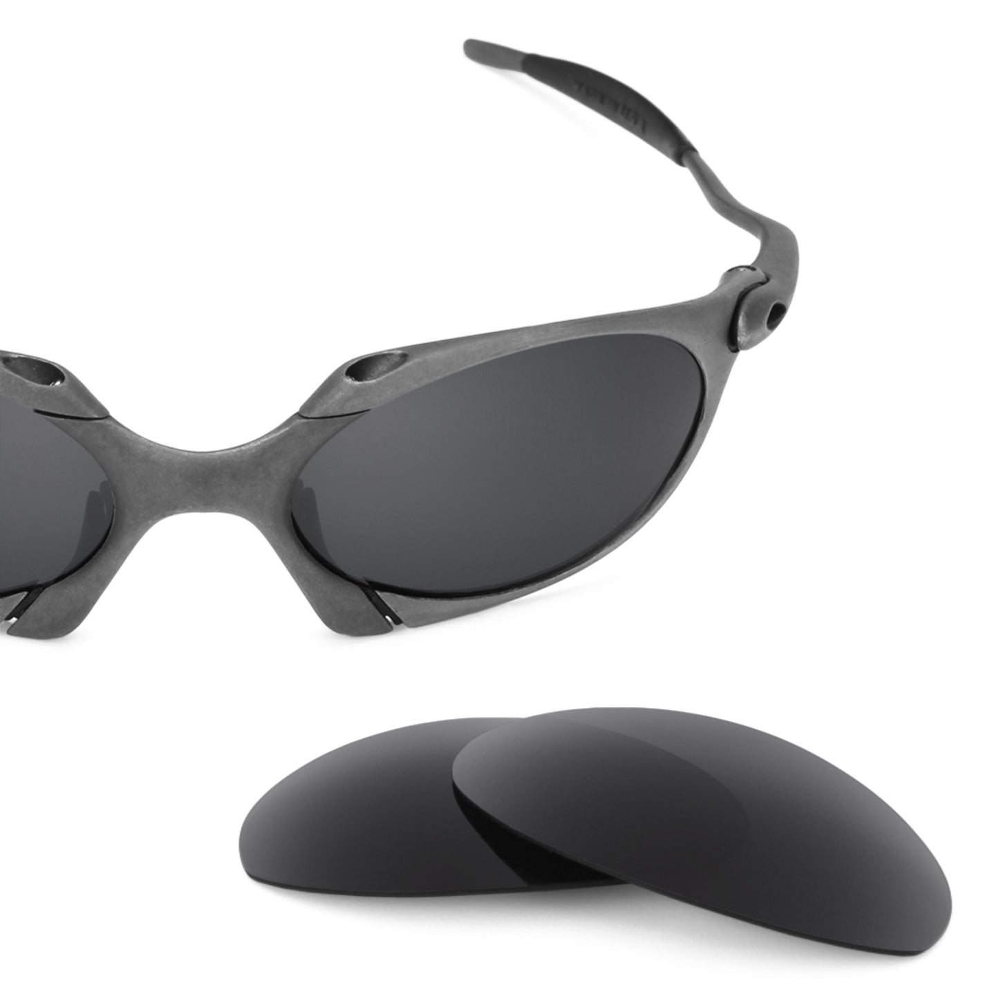 Oakley Romeo 1 frame with Revant replacement Polarized Stealth Black lenses