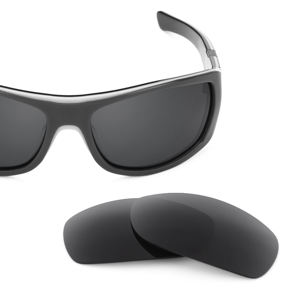 Oakley Sideways frame with Revant replacement Polarized Stealth Black lenses