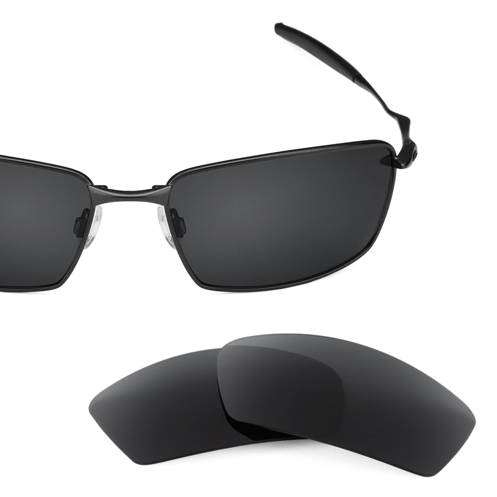 Oakley Square Whisker frame with Revant replacement Polarized Stealth Black lenses