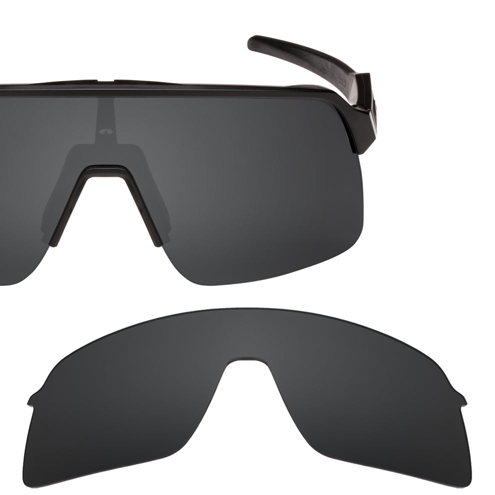 Oakley Sutro Lite (Low Bridge Fit) frame with Revant replacement Polarized Stealth Black lenses