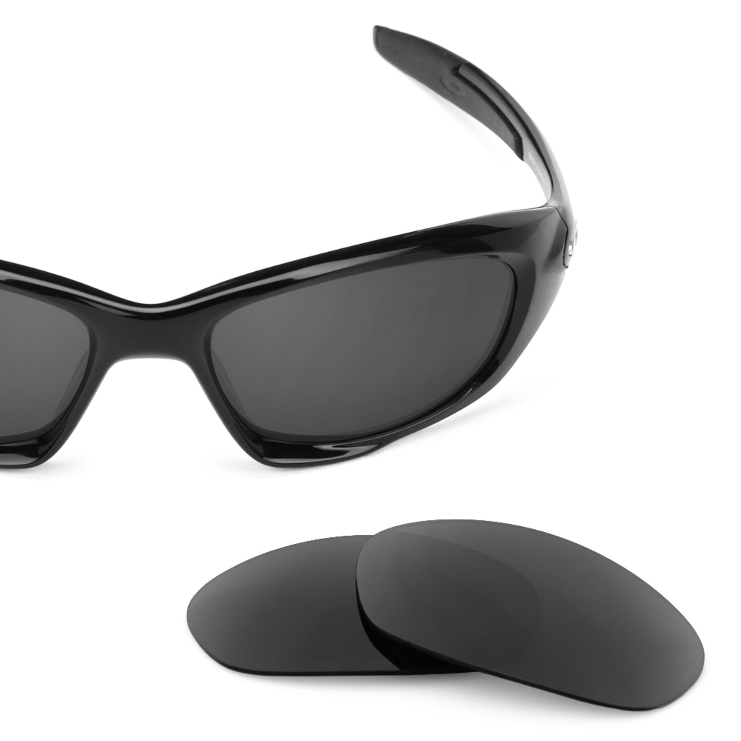 Oakley Twenty XX (2012) frame with Revant replacement Polarized Stealth Black lenses