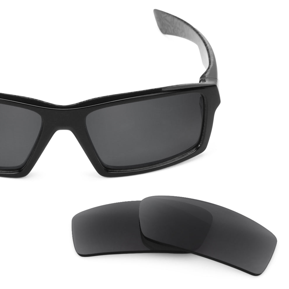 Oakley Twitch frame with Revant replacement Polarized Stealth Black lenses