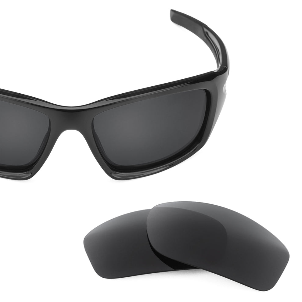 Oakley Valve frame with Revant replacement Polarized Stealth Black lenses