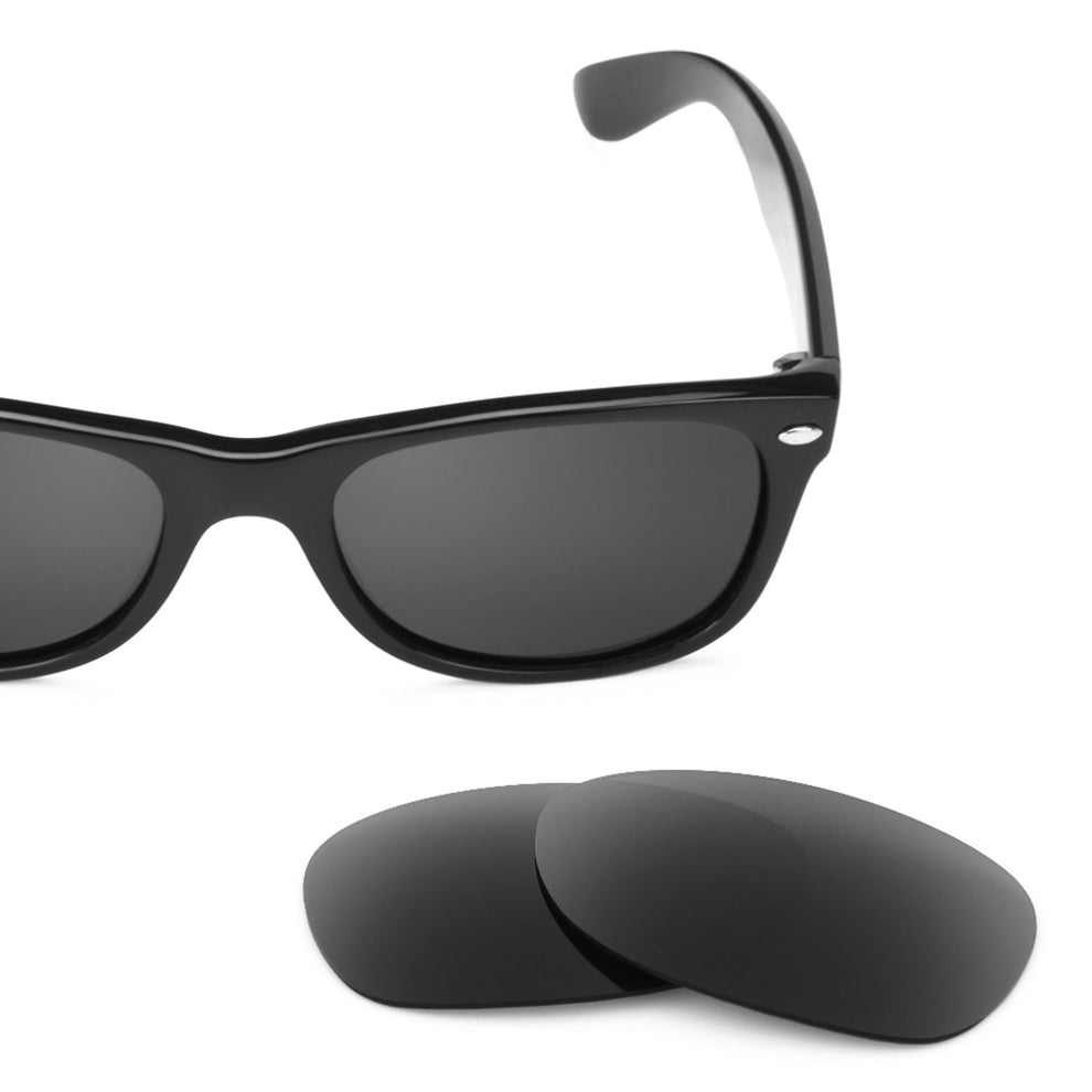 Ray-Ban New Wayfarer RB2132 52mm frame with Revant replacement Polarized Stealth Black lenses