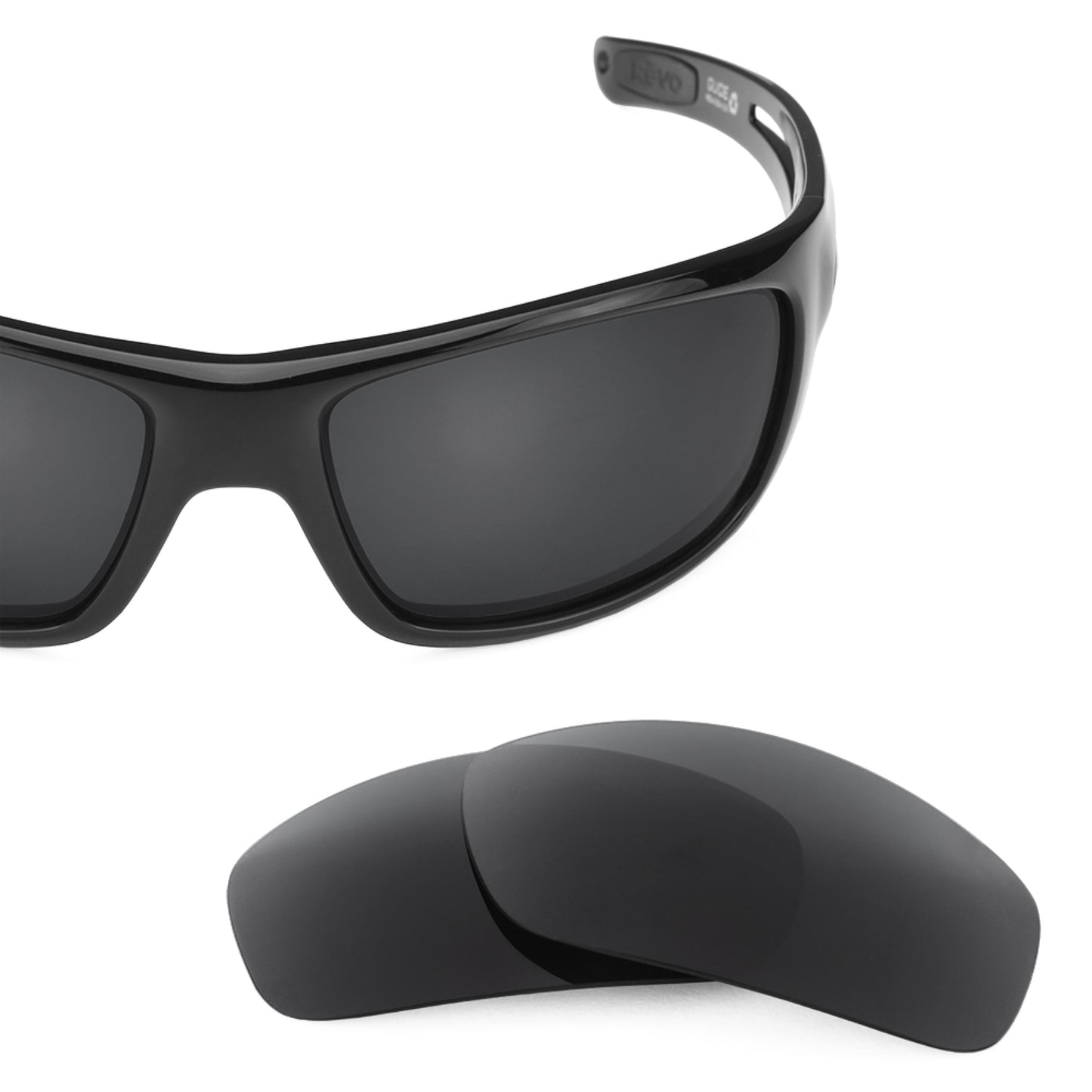 Revo Guide RE4054 frame with Revant replacement Polarized Stealth Black lenses