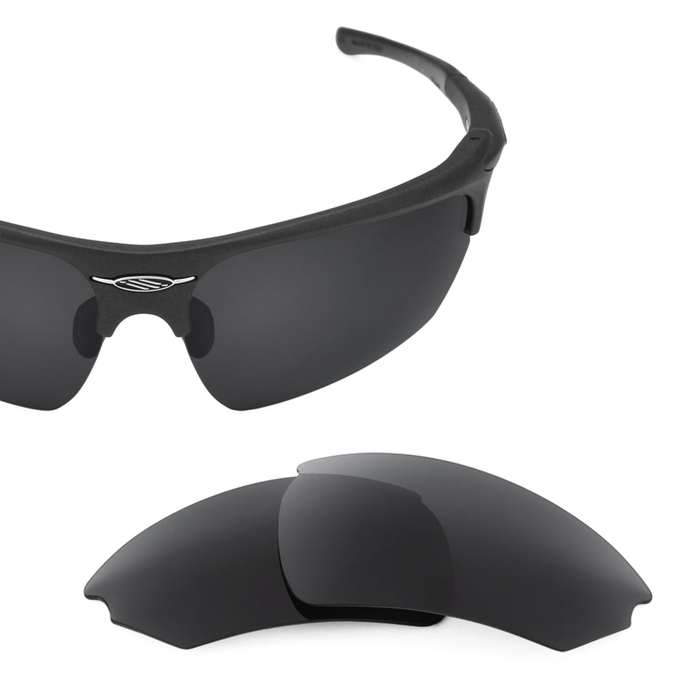 Rudy Project Noyz frame with Revant replacement Polarized Stealth Black lenses