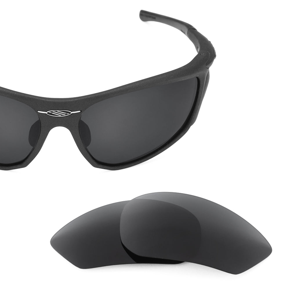 Rudy Project Zyon frame with Revant replacement Polarized Stealth Black lenses