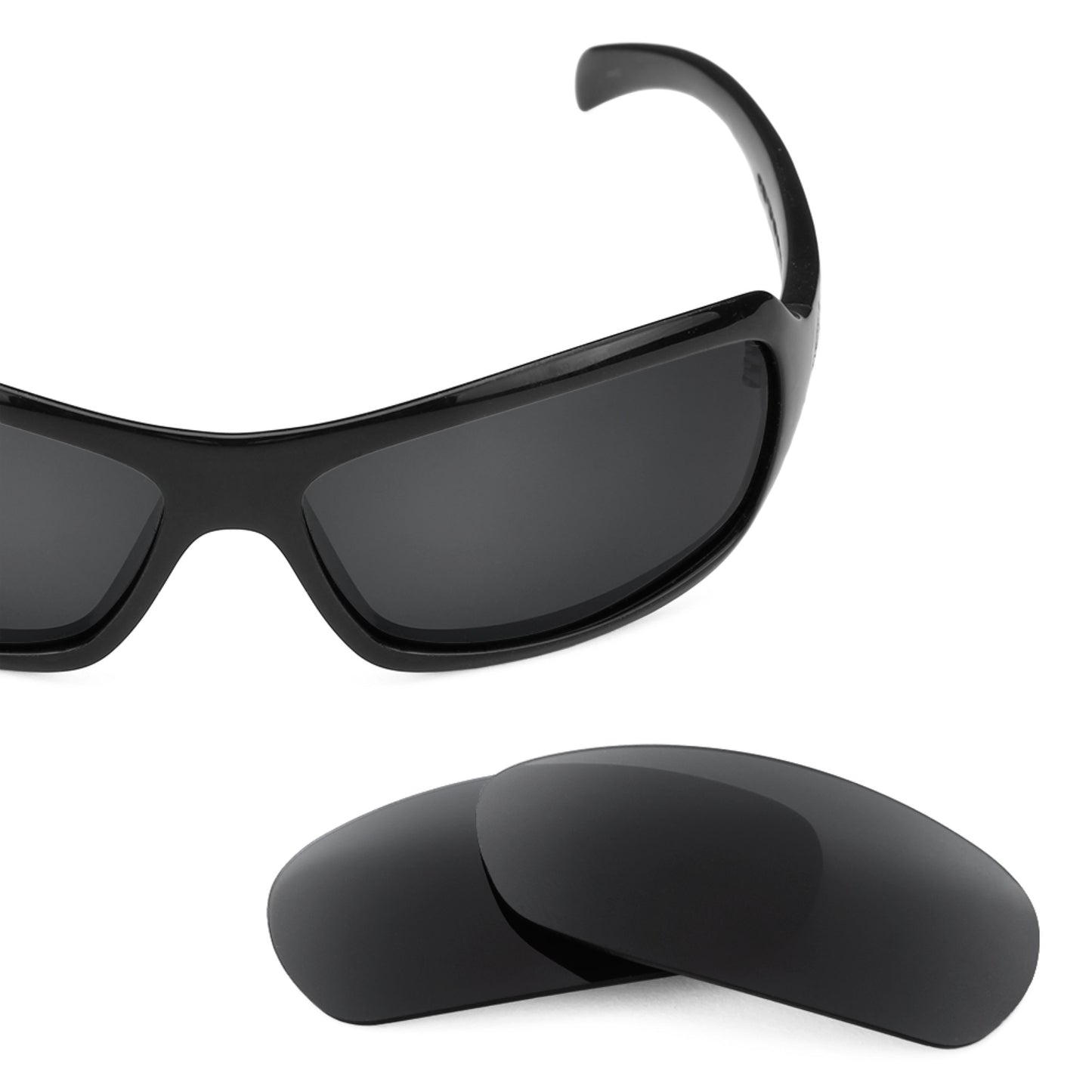 Smith Method frame with Revant replacement Polarized Stealth Black lenses