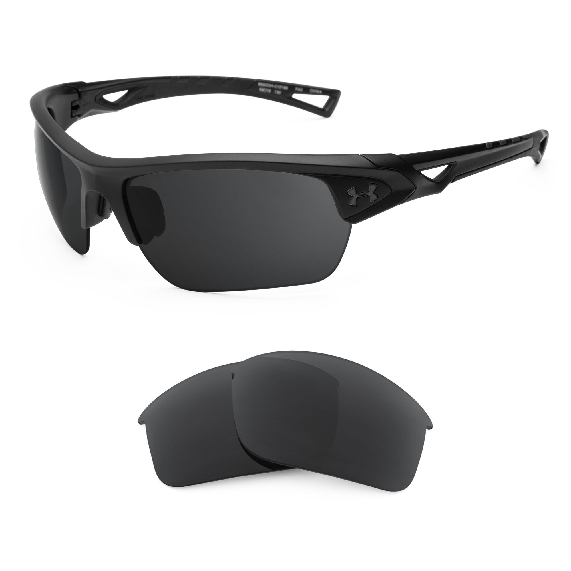 Under Armour Octane Satin Carbon Sunglasses Baseball 2024 Tuned