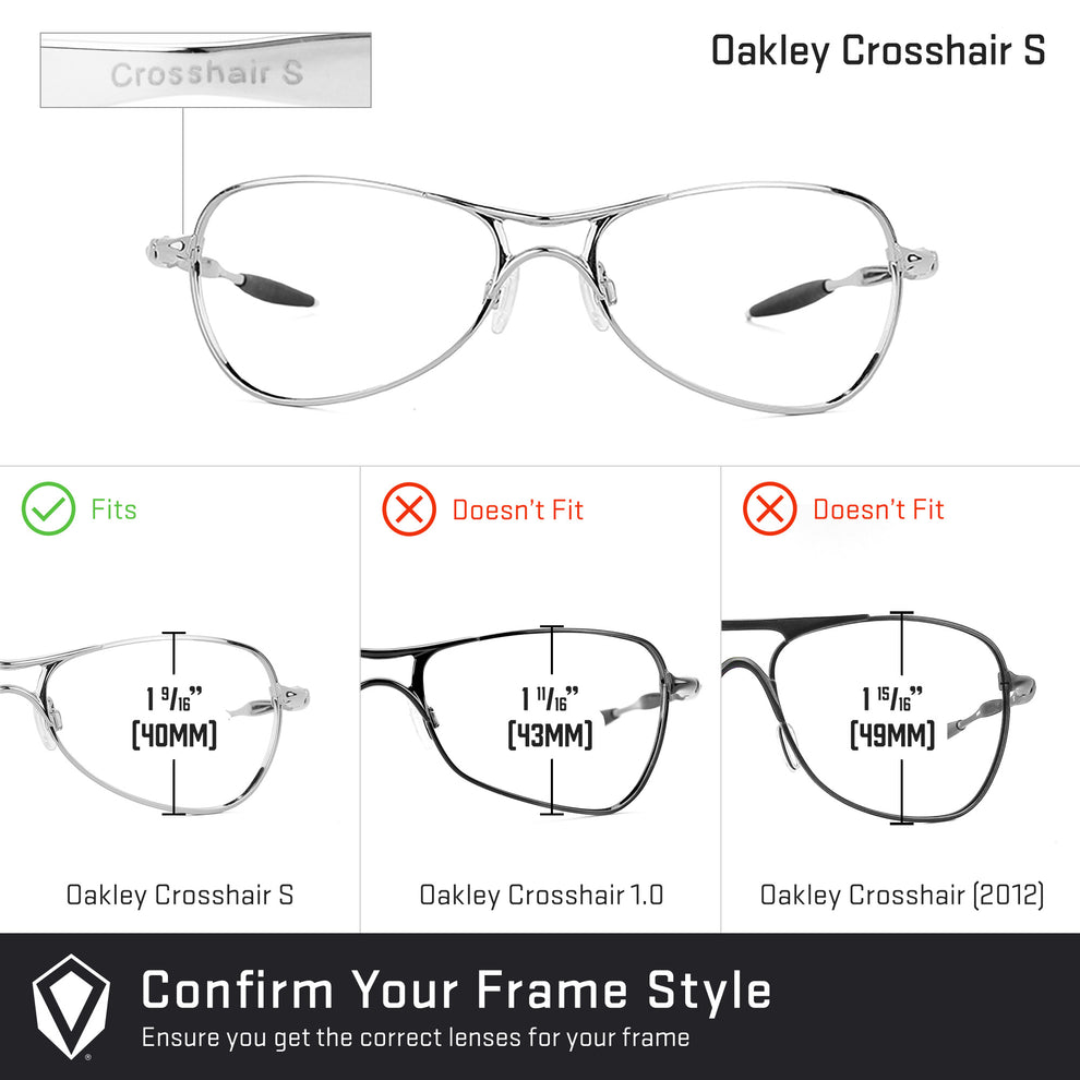 Revant replacement lenses compatible with Oakley Crosshair S