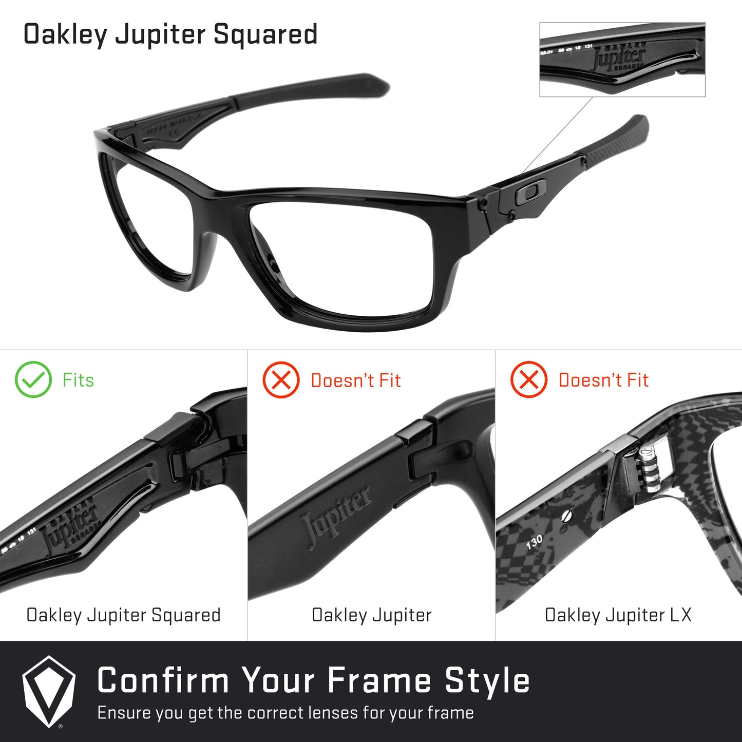 Revant replacement lenses compatible with Oakley Jupiter Squared