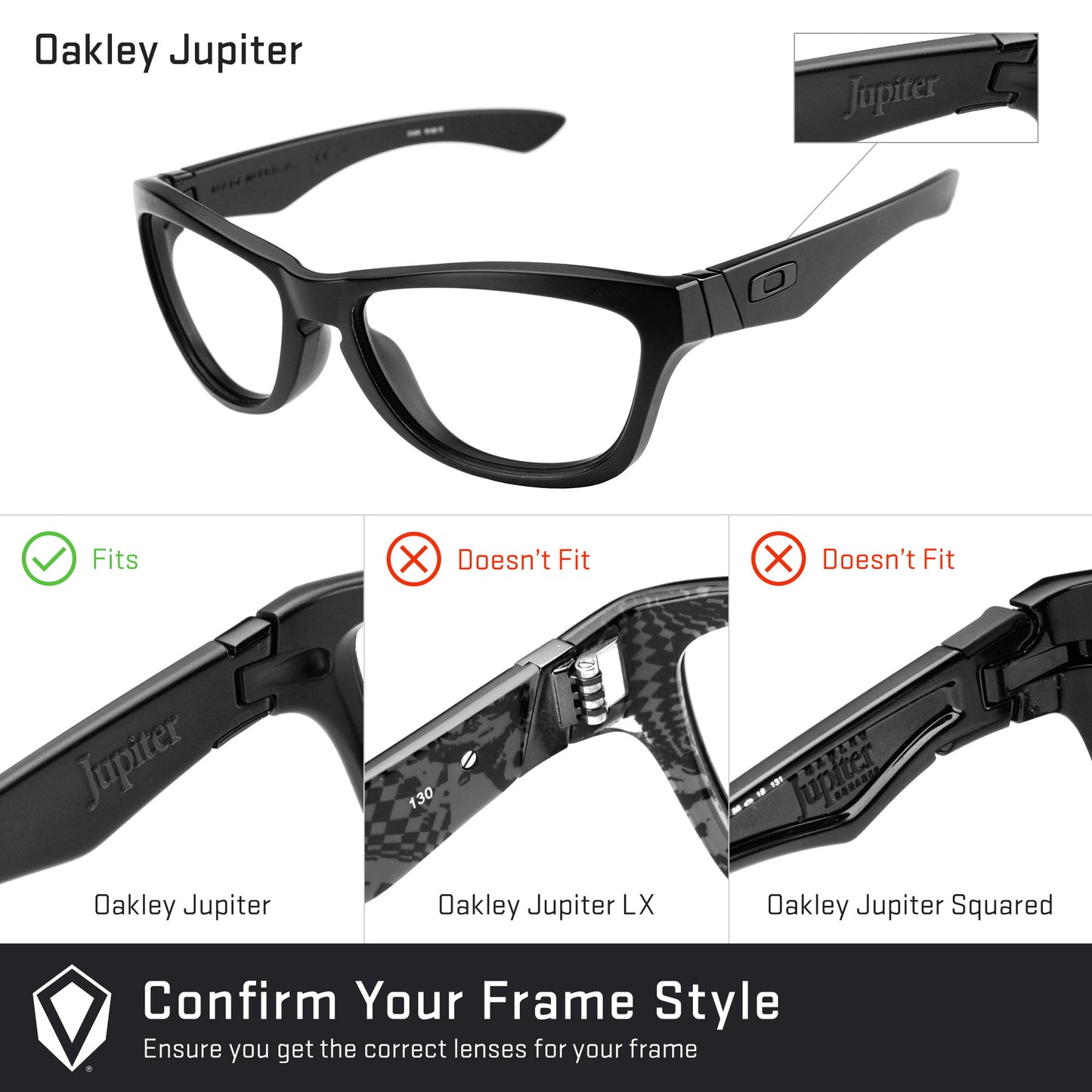 Revant replacement lenses compatible with Oakley Jupiter