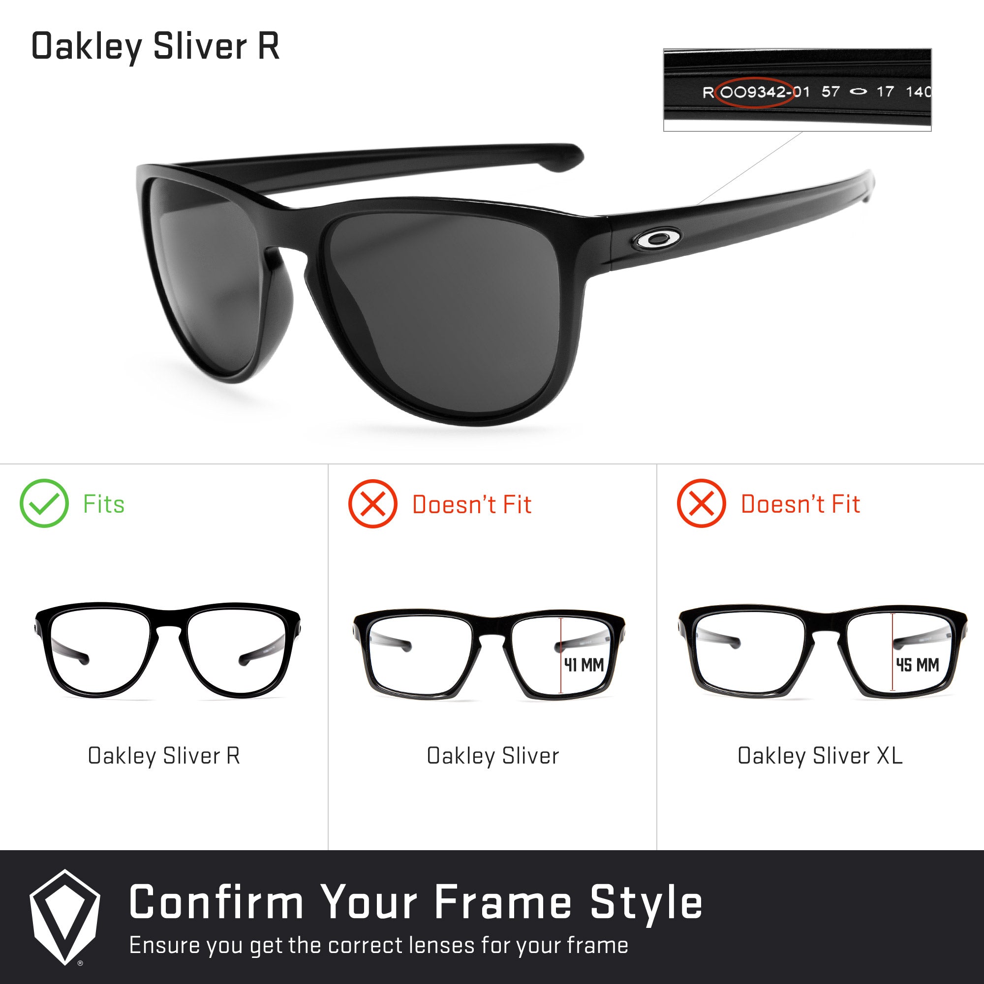 Oakley Sliver R Replacement Lenses by Revant Optics