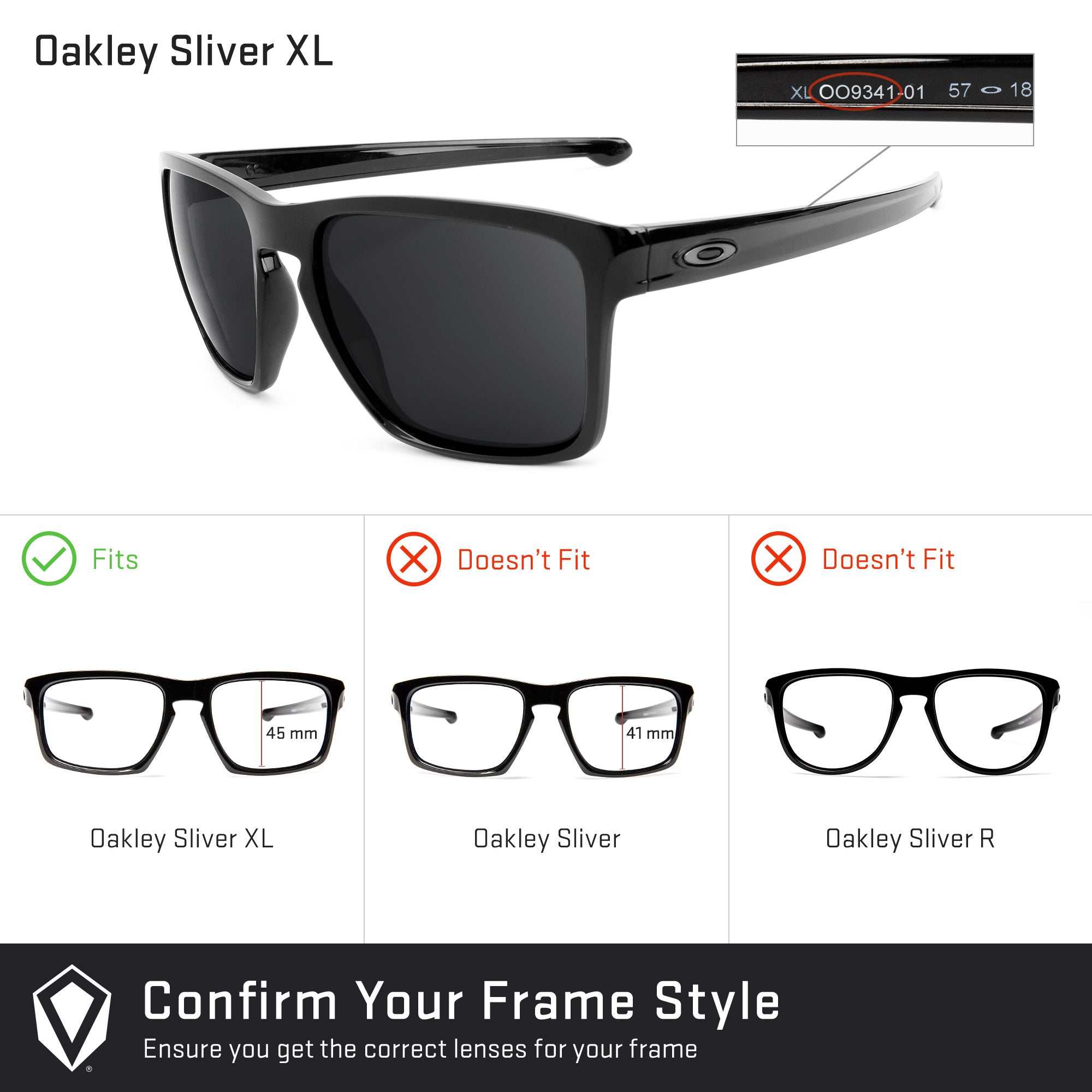 Oakley Sliver XL Replacement Lenses by Revant Optics