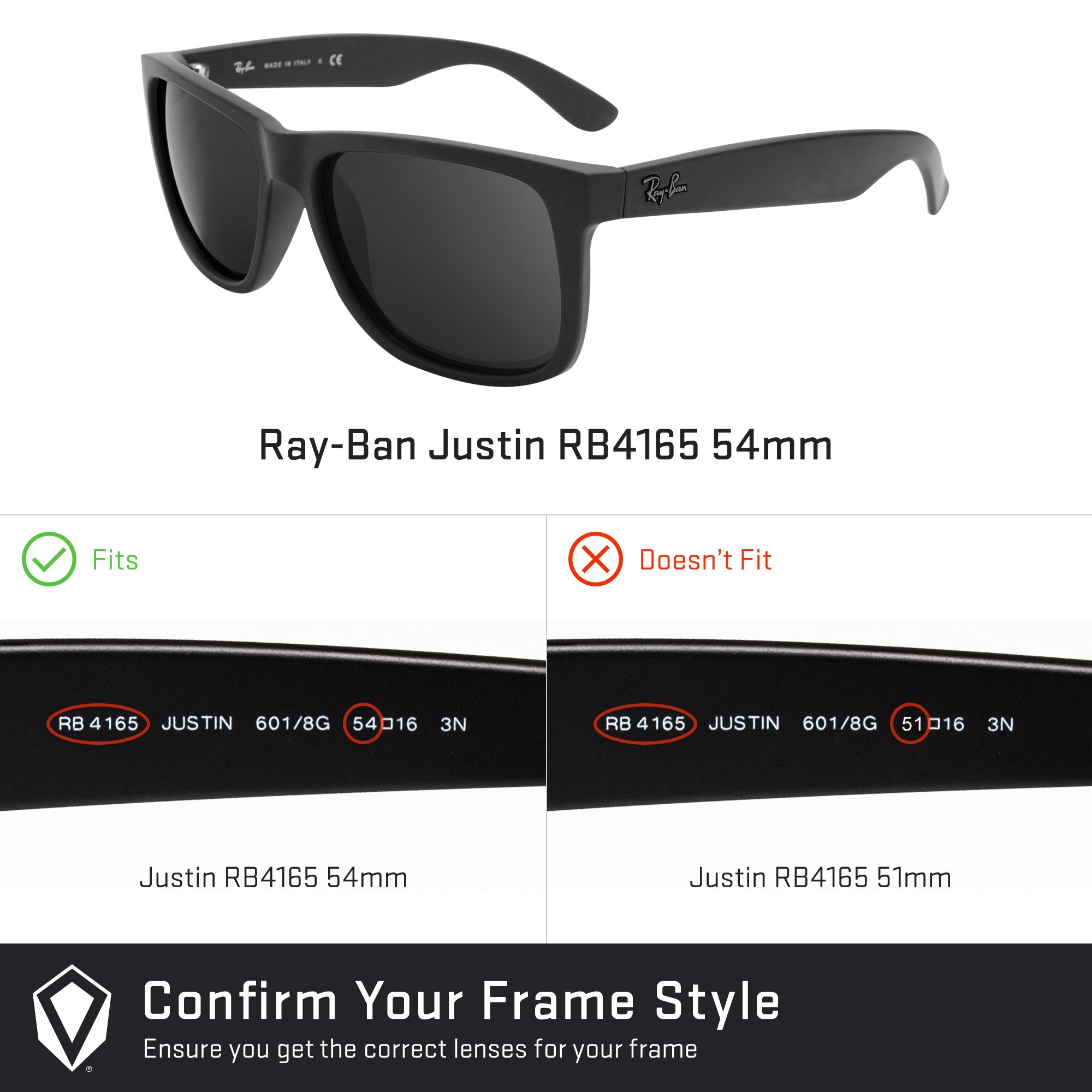 Ray ban best sale justin lenses polarized