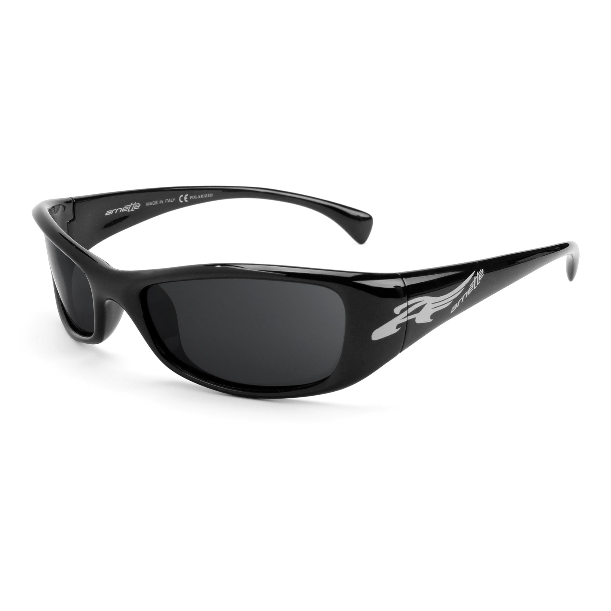 ARNETTE SLIDE 4007 01 Matte Black Frame with Grey Lens Mens Slim Wrap  Sunglasses £60.86 - PicClick UK