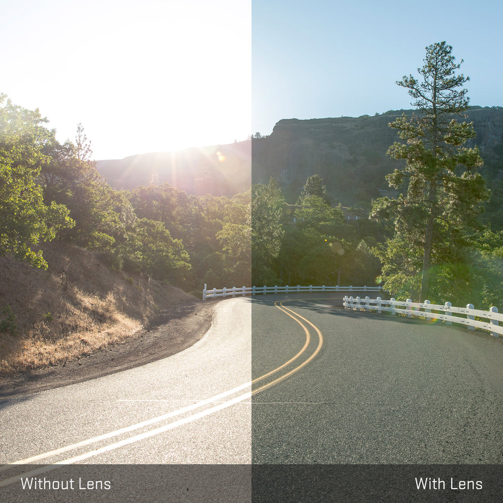 view tint looking through Polarized Midnight Sun replacement lenses