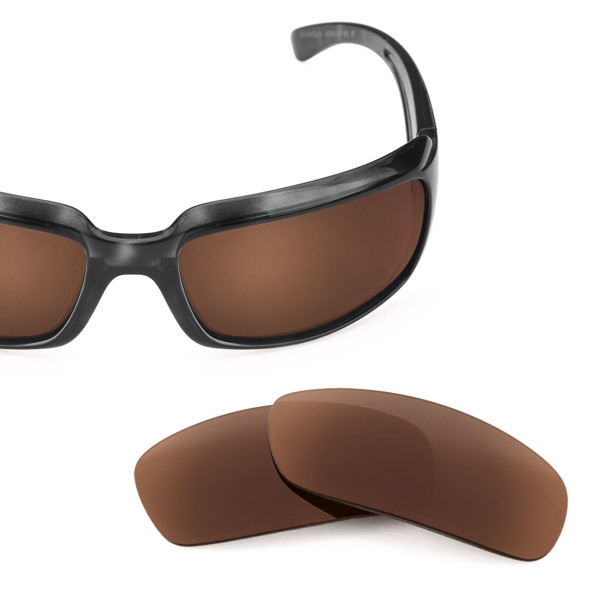 Revant replacement lenses for Arnette Infamous AN4076 Polarized Dark Brown