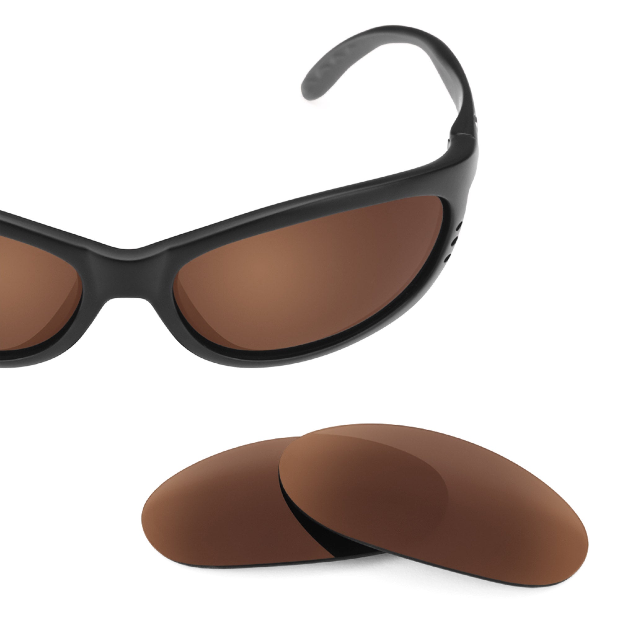 Revant replacement lenses for Costa Fathom Polarized Dark Brown