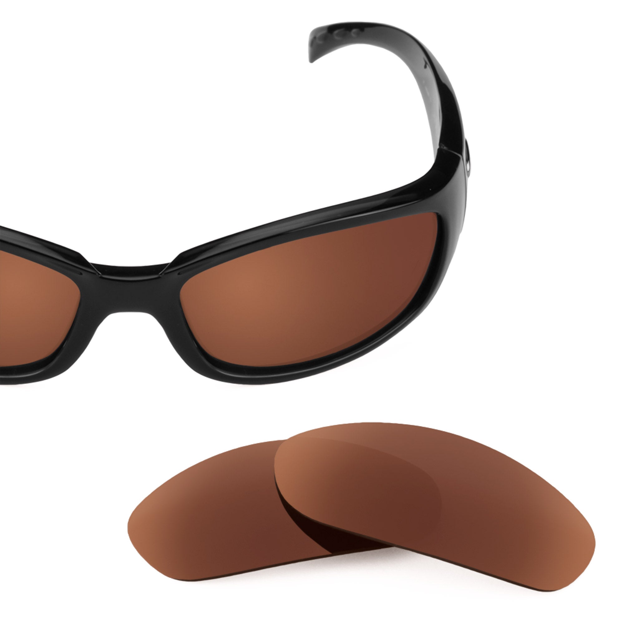 Revant replacement lenses for Costa Hammerhead Polarized Dark Brown