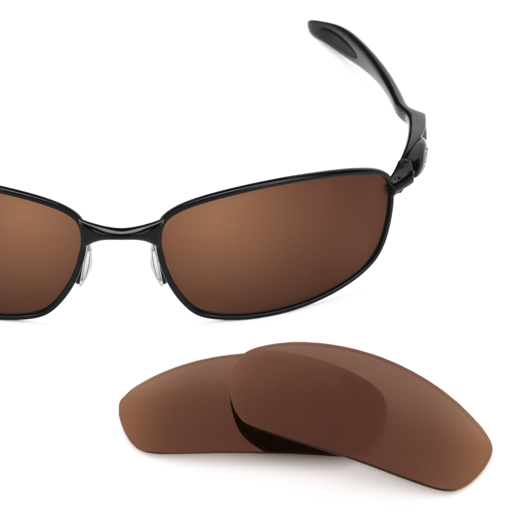 Revant replacement lenses for Oakley Blender Polarized Dark Brown