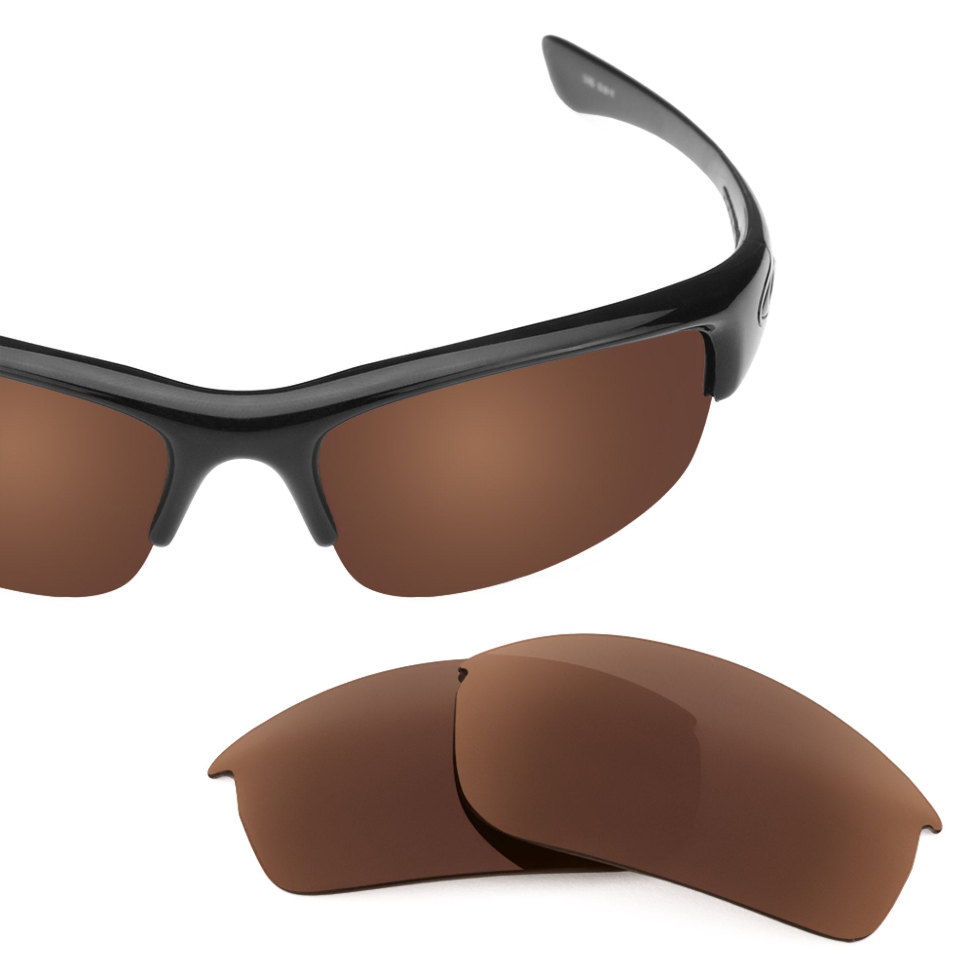 Revant replacement lenses for Oakley Bottlecap XL Polarized Dark Brown