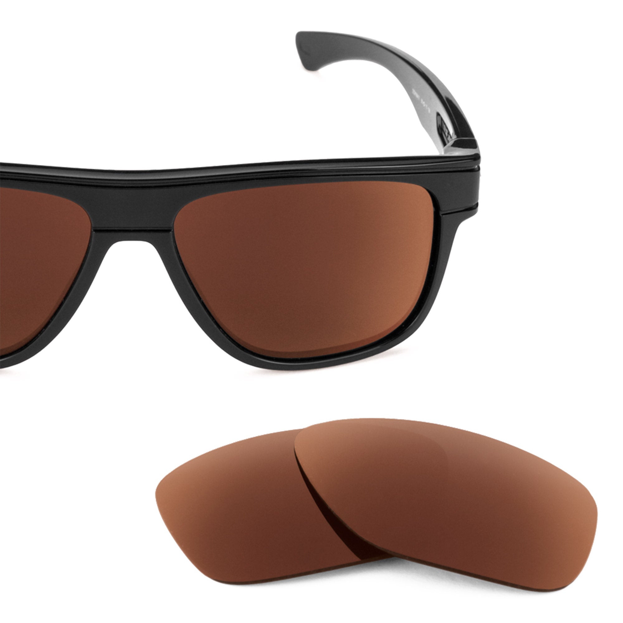 Revant replacement lenses for Oakley Breadbox Polarized Dark Brown