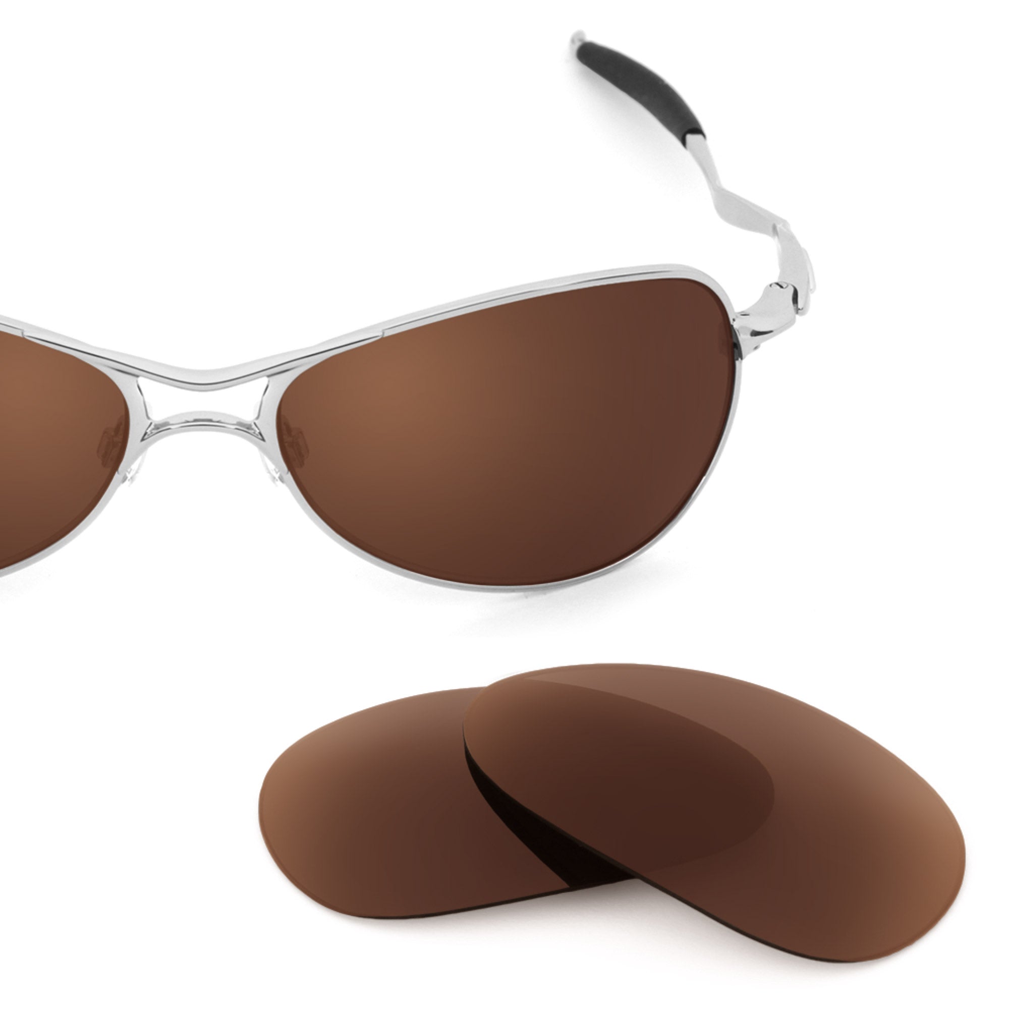 Revant replacement lenses for Oakley Crosshair S Polarized Dark Brown