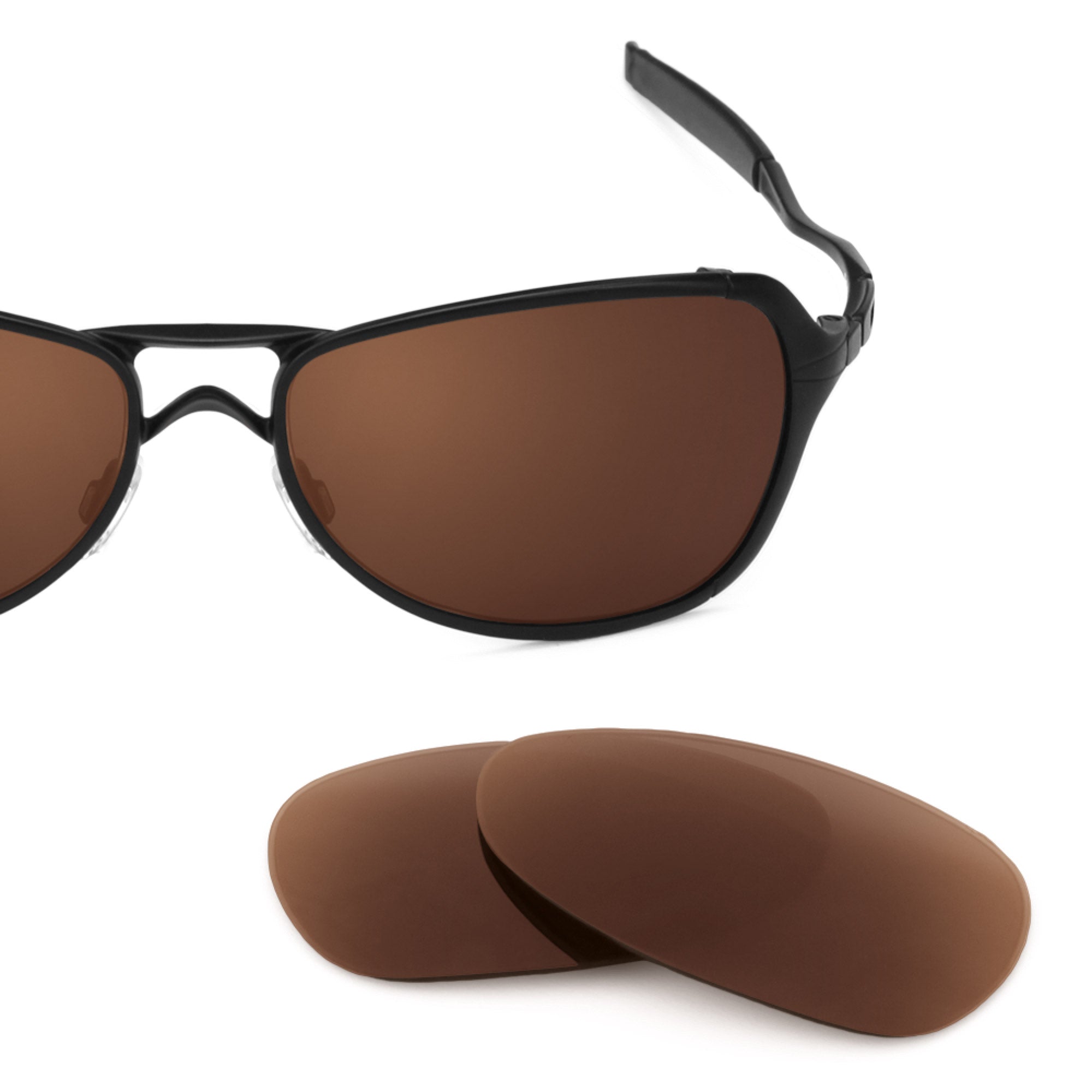 Revant replacement lenses for Oakley Felon Polarized Dark Brown