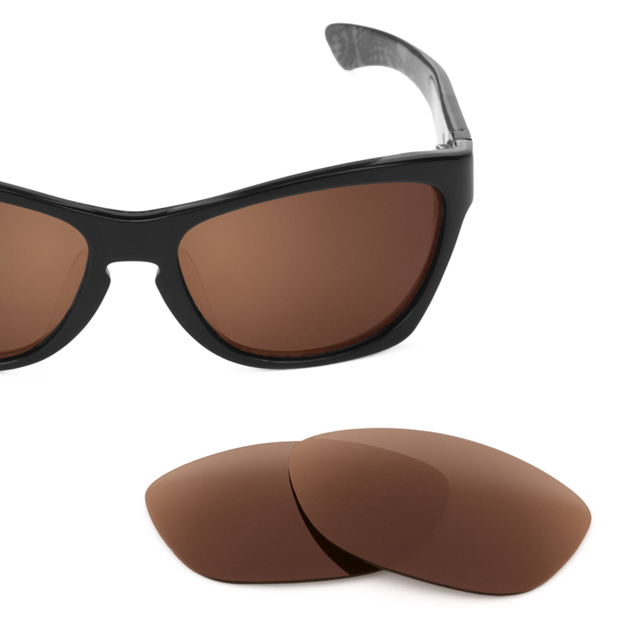 Revant replacement lenses for Oakley Jupiter LX Polarized Dark Brown